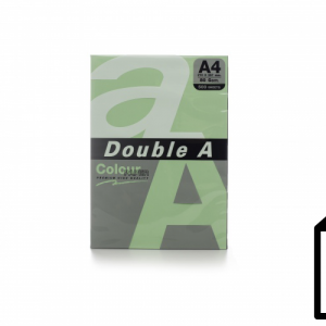 Colour paper Double A, 80g, A4, 500 sheets, Emerald