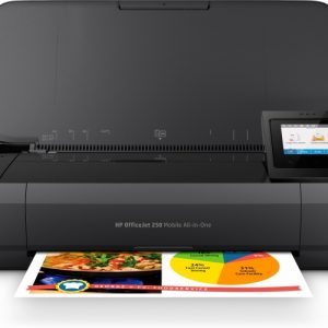 HP OfficeJet 250 Mobile All-in-One Printer Inkjet Colour MFP A4 20 ppm USB Wi-Fi Bluetooth