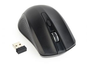 Gembird MUSW-4B-04 Wireless mouse, RF Wireless, Optical 1600 DPI, Black