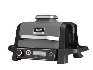 Ninja Woodfire OG701EU Electric BBQ Grill & Smoker, 2400 W, Black