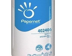 Hand towel rolls, paper, Papernet Special, 2-Ply, 60m, celiuliozė, white, (1pcs)