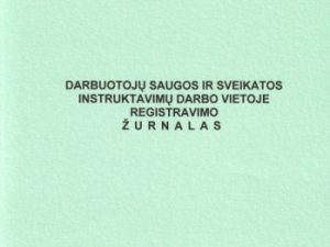 Darbuotojų saugos ir sveikatos instruktavimų darbo vietoje registravimo žurnalas, A4 (24)  0720-024