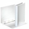 Binder Esselte Panorama, A4 / 77 mm, 4-ring ø50mm, white