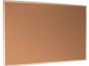 Esselte Pinboard Cork Standard wood frame 90 x 60 cm