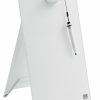 Glass Desktop Whiteboard Easel Nobo Brilliant White 22x30cm