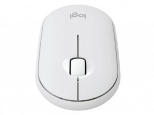 Logitech Pebble 2 M350s Wireless Mouse, RF Wireless + Bluetooth, 4000 DPI, Tonal White