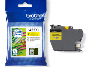 Brother LC422XL (LC422XLY) Ink Cartridge, Yellow