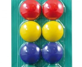 STANGER Whiteboard Magnets set of 8 colours, 1 set 73002