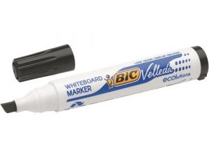 Whiteboard Marker BIC Velleda, 3.7-5.5 mm Chisel tip, black 1 pcs.