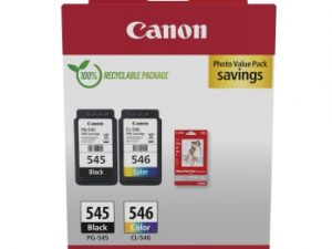 Canon PG-545/CL-546 (8287B008) Ink Cartridge Multipack, BK/CMY