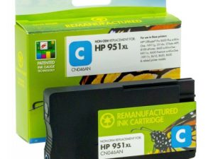 Compatible Static-Control Hewlett-Packard 951XL (CN046AE) New chip, Cyan, 1500 p.