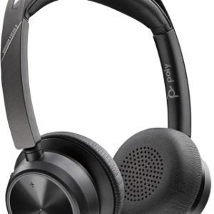 Poly Voyager Focus 2 Wireless Headset, Bluetooth, USB-A, Charging stand, Black