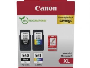 Canon CRG PG-560XL/CL-561XL (3712C008) Ink Cartridge Multipack, BK/CMY