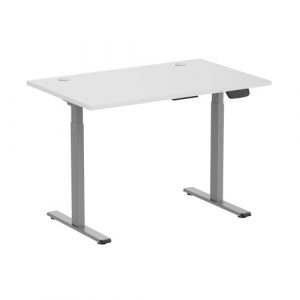 Adjustable Height Table Up Up Bjorn Gray, Table top M White