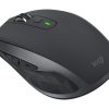 Logitech MX Anywhere 2S Wireless Mouse, RF Wireless + Bluetooth, 4000 DPI, Graphite