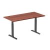 Adjustable Height Table Up Up Thor Black, Table top M Dark Walnut