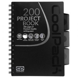 Spiral note book A5 Coolpack Black