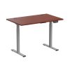 Adjustable Height Table Up Up Bjorn Gray, Table top M Dark Walnut