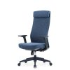 Up Up Ankara ergonomic office chair Black, Blue fabric