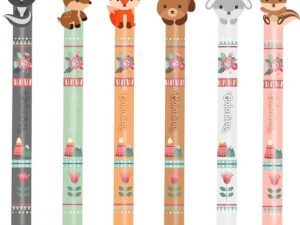 Retractable erasable pen Little Foxes