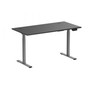 Adjustable Height Table Up Up Bjorn Gray, Table top L Black