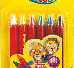 Colorino Kids Face crayons 6 colours