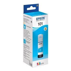 Epson 101 EcoTank (C13T03V24A) Ink Refill Bottle, Cyan