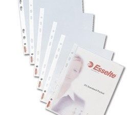 Sleeves Esselte, A4, 75 microns, glossy (100)