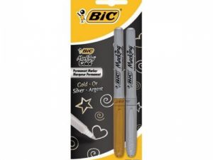 BIC Permanent MARKING set 2 pcs. gold and silver 302259