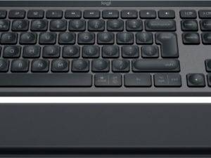 Logitech MX Keys S Wireless Keyboard + Palm Rest, Bluetooth, Illuminated, US, Graphite