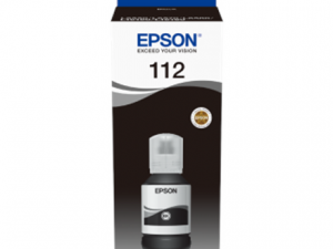 Epson 112 EcoTank (C13T06C14A) Ink Refill Bottle, Black