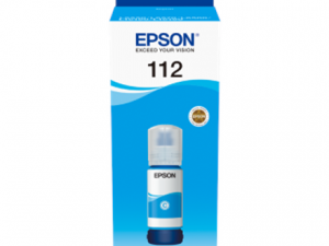 Epson 112 EcoTank (C13T06C24A) Ink Refill Bottle, Cyan