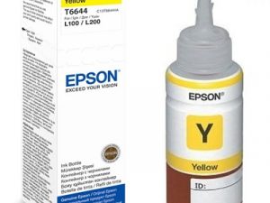 Epson T6644 (C13T66444A) Ink Refill Bottle, Yellow