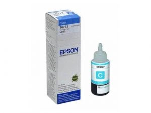 Epson T6732 (C13T67324A) Ink Refill Bottle, Cyan