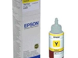 Epson T6734 (C13T67344A) Ink Refill Bottle, Yellow