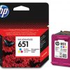 HP Ink No.651 Color (C2P11AE)