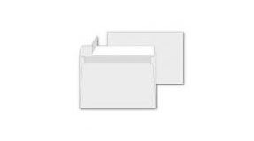 Envelopes with stripe C4 229x324mm, white 90g x 50 pcs