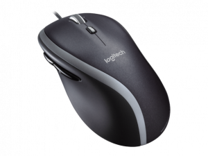 Logitech M500 Advanced Wired Mouse, USB Type-A, Optical, 4000 DPI, Black