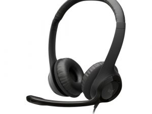 Logitech H390 USB Computer Headset Wired Headphones, USB Type-A, Black