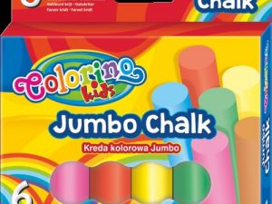 Colorino Kids JUMBO Coloured chalk 6 colours