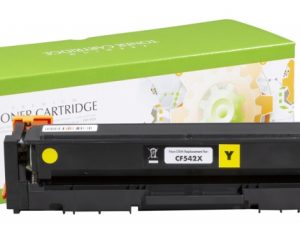 Compatible Static-Control HP Cartridge No.203X Yellow 2,5K (CF542X)/Canon CRG-054HY New chip