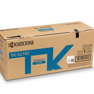 Kyocera TK-5270C Toner Cartridge, Cyan