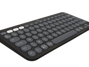 Logitech Pebble Keys 2 K380s Wireless Keyboard, RF Wireless + Bluetooth, US INT, Tonal Graphite