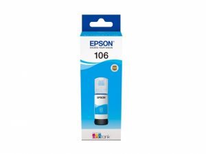 Epson 106 EcoTank (C13T00R240) Ink Refill Bottle, Cyan