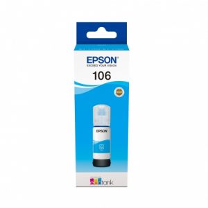 Epson 106 EcoTank (C13T00R240) Ink Refill Bottle, Cyan