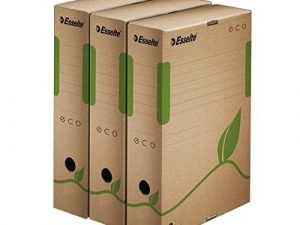 Archive box Esselte Eco, 80x327x233mm, brown