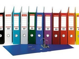 Binder Esselte No.1, A4 / 75 mm, standard, red