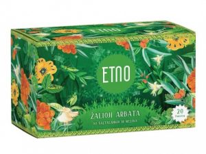 ETNO Green Tea with Sea Buckthorn and Melissa 40g (2g x 20 pcs.)