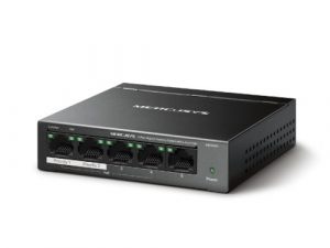 Mercusys MS105GP 5-Port Gigabit Desktop Switch with 4-Port PoE+