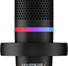 HyperX DuoCast Microphone USB-C, 3.5mm jack, RGB Lighting, Black